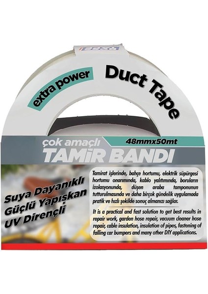 Çok Amaçlı Suya Dayanıklı Tamir Bandı Şeffaf 48 mm*50 m fiyatları