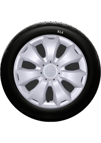 Ford Uyumlu 16 Inc Kırılmaz Sks Jant Kapağı 1 Takım 4 Adet NO:417