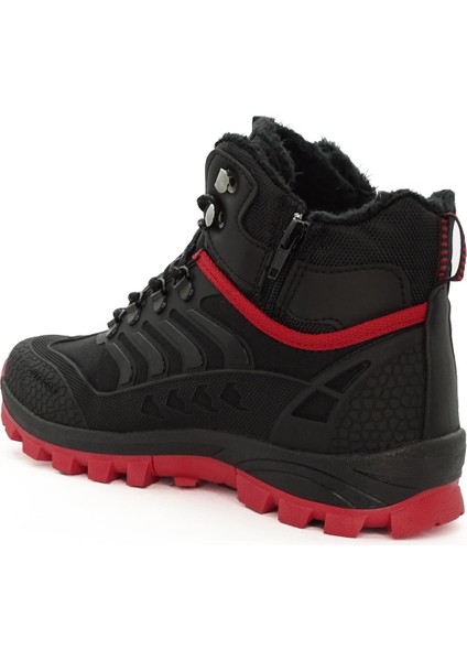 Erkek Axenix Siyah Su Geçirmez Bot Bağcıklı Fermuarlı Polar Astar ile Konforlu fiyatları