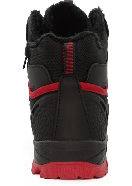 Erkek Axenix Siyah Su Geçirmez Bot Bağcıklı Fermuarlı Polar Astar ile Konforlu modelleri