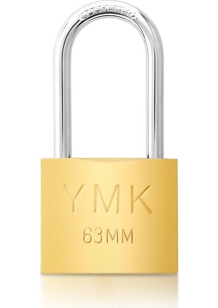 Asma Kilit Sarı Uzun 63 mm YMK-1263BL
