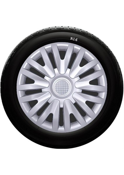 Ford Uyumlu 16 Inc Kırılmaz Sks Jant Kapağı 1 Takım 4 Adet NO:412