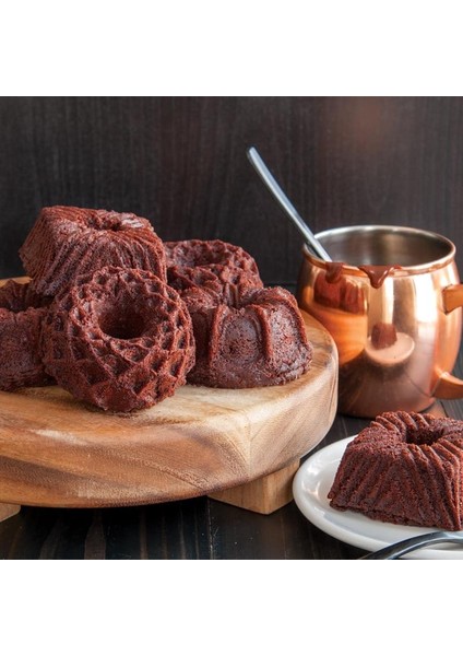 6´lı Bundt Şekilleri Kek Kalıbı (91277)