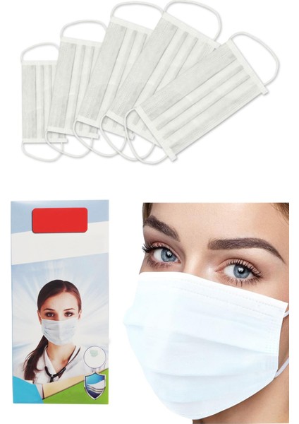 5'li Tek Kullanımlık Telli Cerrahi Maske fiyatları