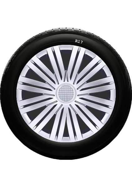 Ford Uyumlu 17 Inc Kırılmaz Sks Jant Kapağı 1 Takım 4 Adet NO:502