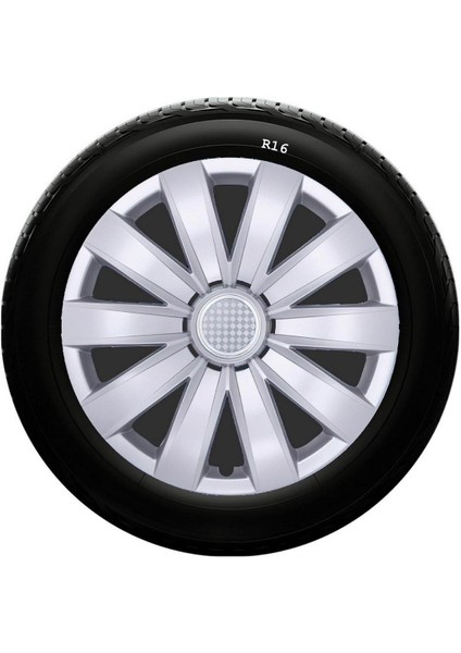 Ford Uyumlu 16 Inc Kırılmaz Sks Jant Kapağı 1 Takım 4 Adet NO:421