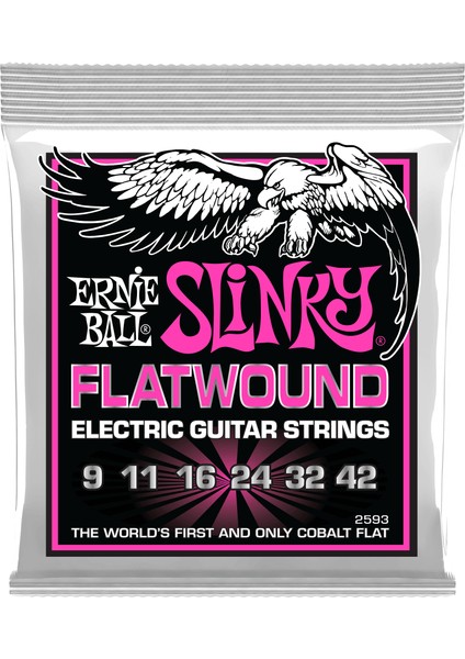 Super Slinky Flatwound Elektro Gitar Teli - 09-42