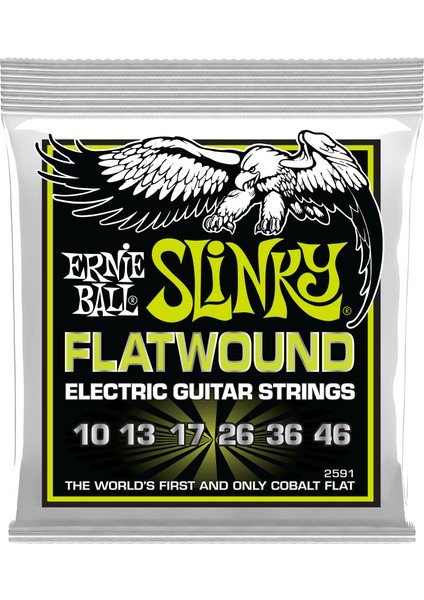 Regular Slinky Flatwound Elektro Gitar Teli - 10-46
