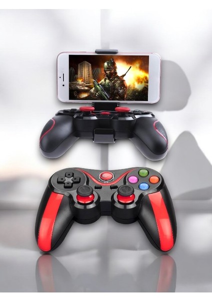 Android Uyumlu Bluetooth Oyun Kolu - Taşınabilir ve Telefon Destekli