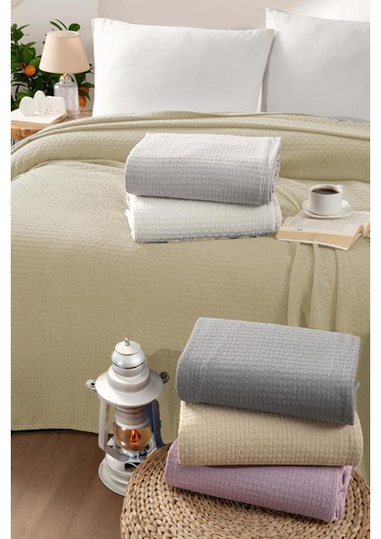 Pcf Hasır Pike Tek Kişilik Yatak Örtüsü ile Modern ve Organik Şıklığı Evinize Getirin! fiyatları