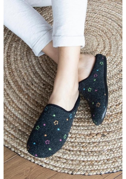 Missy 32907-001 Kadın Kışlık Ev Terliği Siyah 36-40