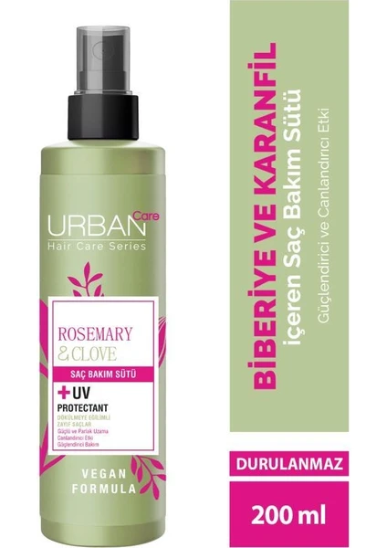 Urban Care Rosemary & Clove Biberiye ve Karanfil Canlandırıcı ve Güçlendirici Saç Bakım Sütü 200 ml