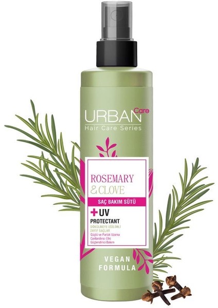 Urban Care Rosemary & Clove Biberiye ve Karanfil Canlandırıcı ve Güçlendirici Saç Bakım Sütü 200 ml