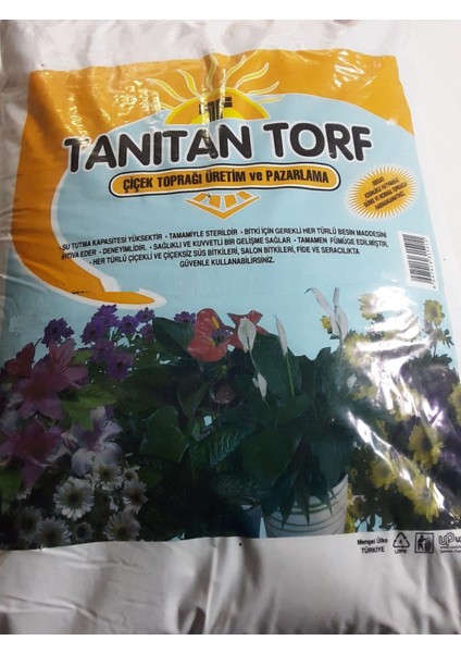 5 Lt Torf Toprak, Fide, Çiçek, Bitki yetiştirme Torfu