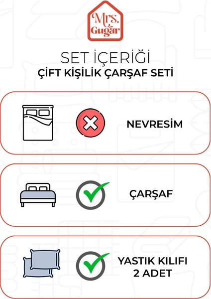 Kırmızı Pamuklu Çizgili Saten Lastikli Çarşaf Takımı Çift Kişilik + 2 Yastık Kılıfı fırsatları