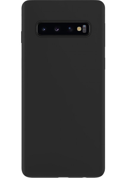 Samsung Galaxy S10 Plus İnce Mat Silikon Kılıf Siyah fiyatları