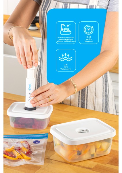 Vacuum Fresh 3 Adet Vakum Poşeti