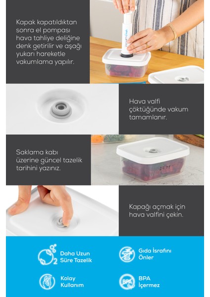 Vacuum Fresh 3 Adet Vakum Poşeti