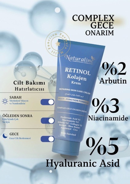 Krem - Retinol Shea Butter Hyaluronic Acid %5 Collagen % 2 Arbutin % 2 100 ml