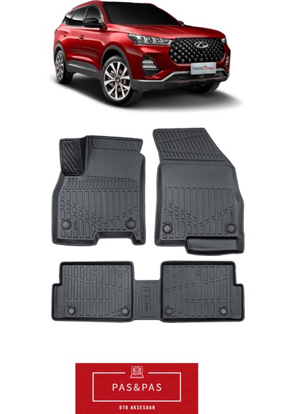 Chery Tiggo 7 Pro 2025 Model 5d Ekstra Havuzlu Paspas