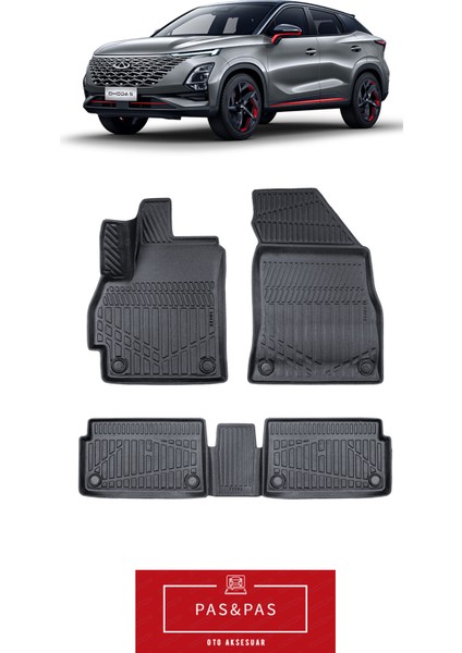 Chery Omoda 5 2025 Model 5d Ekstra Havuzlu Paspas