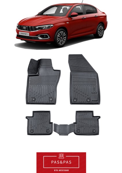 Fiat Egea Sedan 2017 Model 5d Ekstra Havuzlu Paspas