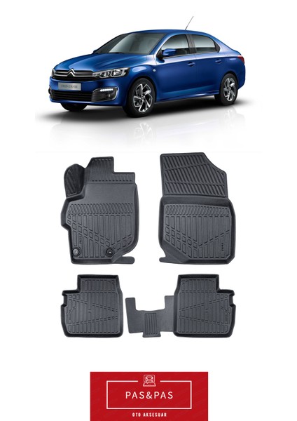 Citroen C-Elysee 2025 Model 5d Ekstra Havuzlu Paspas