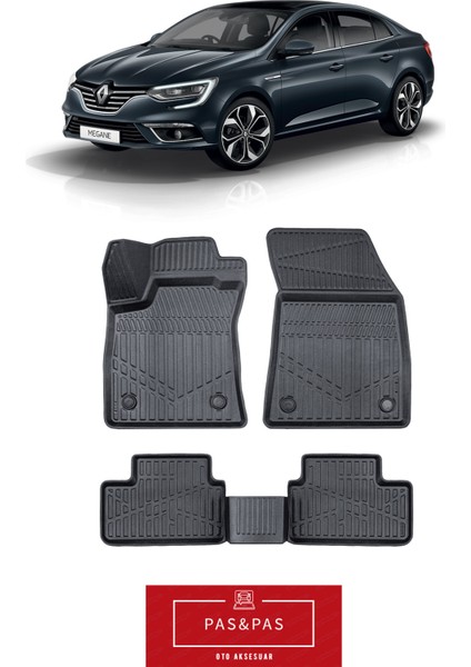 Renault Megane 4 2019 Model 5d Ekstra Havuzlu Paspas