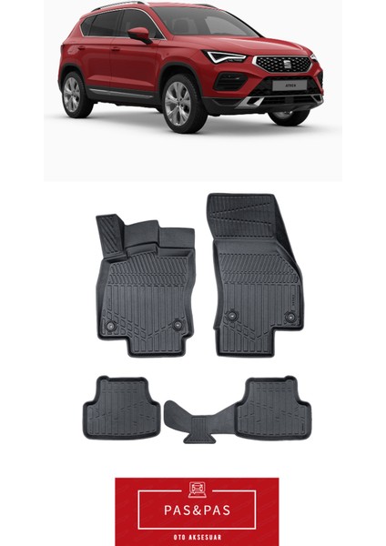 Seat Ateca 2023 Model 5d Ekstra Havuzlu Paspas