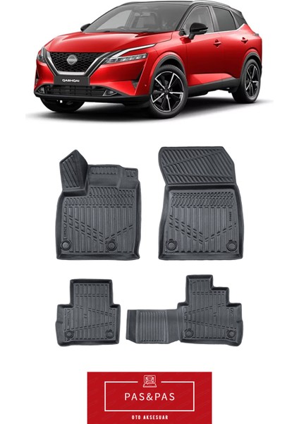 Nissan Qashqai 2022 Model 5d Ekstra Havuzlu Paspas