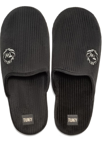 Muted Erkek Ev Terliği Siyah 41/46 AA0464 modelleri