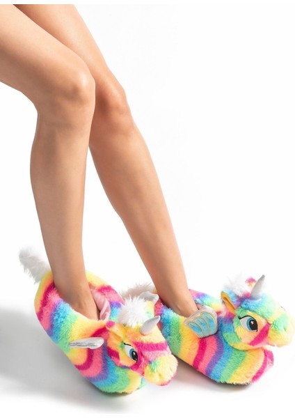 Rainbow Kadın Hayvanlı Panduf Renkli 36/41 AA0645 fiyatları