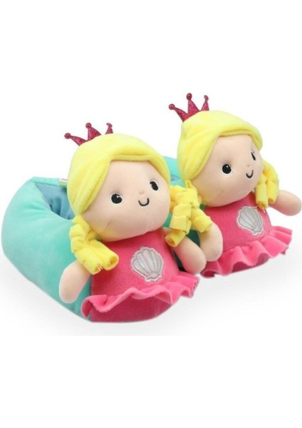 Yy0333 Tw Candy Yeşil Hayvan Figürlü Çocuk Panduf YY0333