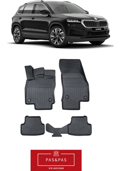 Skoda Karoq 2025 Model 5d Ekstra Havuzlu Paspas