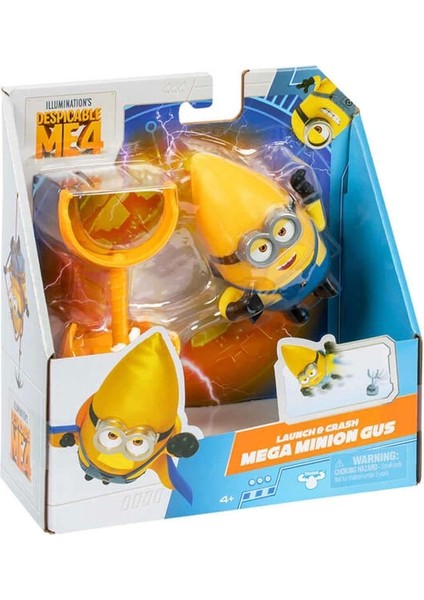 Minions Aksiyon Figürü 10 cm 59277 Launch & Crash Mega Minion Gus