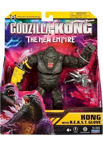 Godzilla ve Kong Aksiyon Figür Kong With B.e.a.s.t. Glove 15 cm