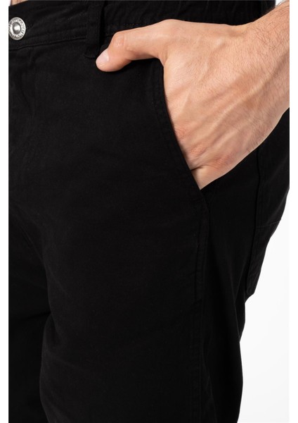 Erkek Rahat Kesim Beli Lastikli ve Ipli Bol Paça Yan Cepli Baggy Pantolon Zanzı Siyah B03.242.501 modelleri