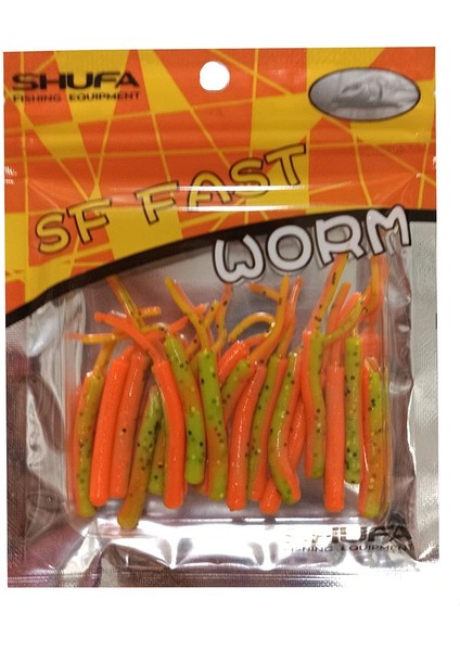 Sf Fast Worm 5.1cm Lrf Silikon Yem
