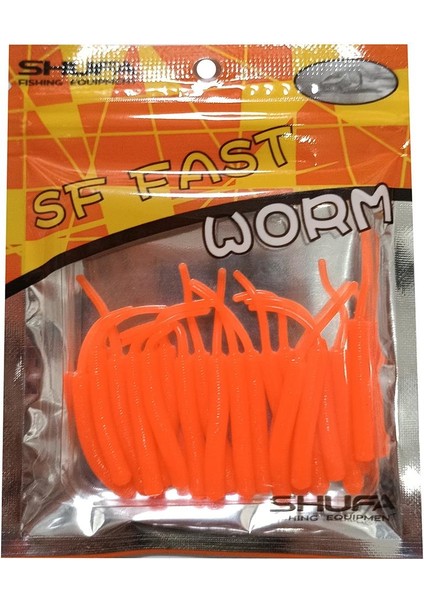 Sf Fast Worm 5.1cm Lrf Silikon Yem