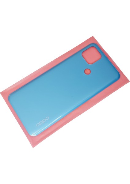 Oppo A15 A15S Arka Kapak Batarya Pil Kapağı Mavi