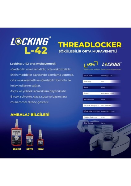 L-42 Sıvı Conta 50 ml