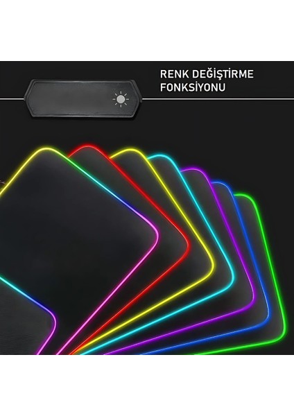 LED Işıklı Düz Mouse Pad (90X40 Cm) indirimleri
