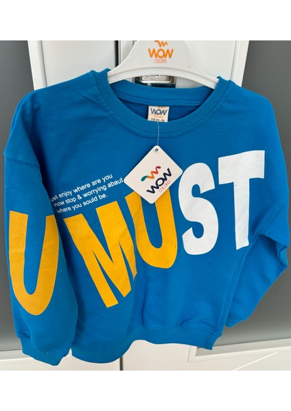 2 Ip Must Baskılı Erkek Çocuk Sweat