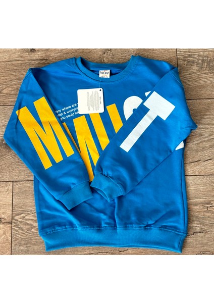 2 Ip Must Baskılı Erkek Çocuk Sweat modelleri