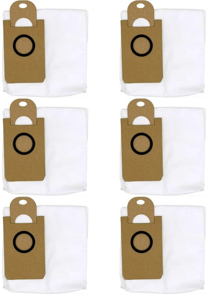 Ihome Nova S1 Pro Robot Süpürge Toz Torbası Yedek Parçaları Süpürme Aksesuarları Çöp Toz Torbaları 6 Adet (Yurt Dışından)