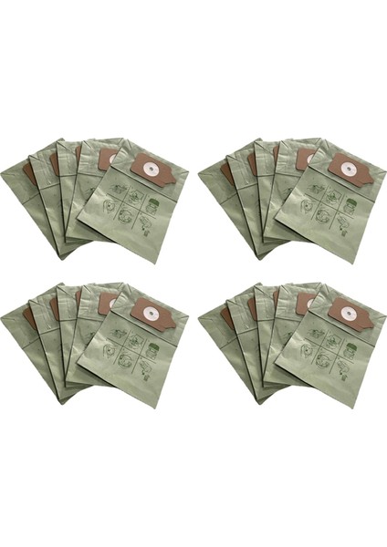 Numatic Hoover Torbaları Için 20 Adet Vakumlu Kağıt Toz Torbası Nvm-1ch HVR200-11 Robot Süpürge Yedek Toz Torbası (Yurt Dışından)