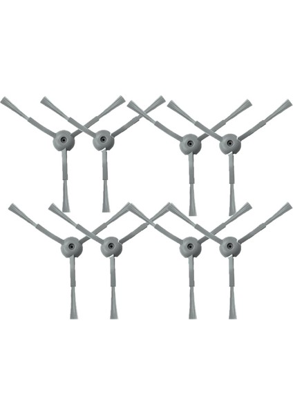 8 Adet Yan Fırçalar Yedek Parça Robot Süpürge Aksesuarları Eufy Clean L50/L60 Süpürge Için (Yurt Dışından)