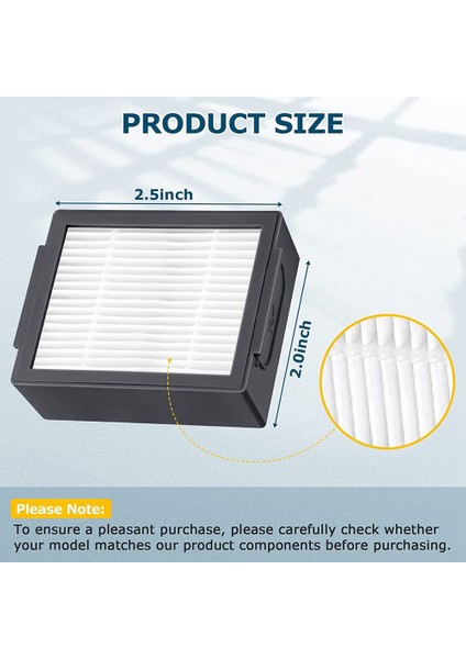 Irobot Roomba Serisi Için 9 Adet Yedek Hepa Filtre: E5 E6 E7 I1 I3 I4 I5 I6 I7 I8 J7 Elektrikli Süpürgeler (J7 + Için Değil) (Yurt Dışından) fırsatları