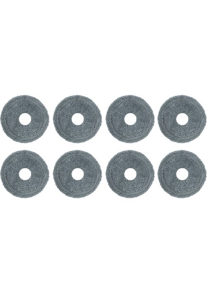 Ecovacs X1 Omni Robot Süpürge Aksesuarları Için 8 Adet Yıkanabilir Temizleme Bezi Mop Bezi Takımı Yedek (Yurt Dışından)