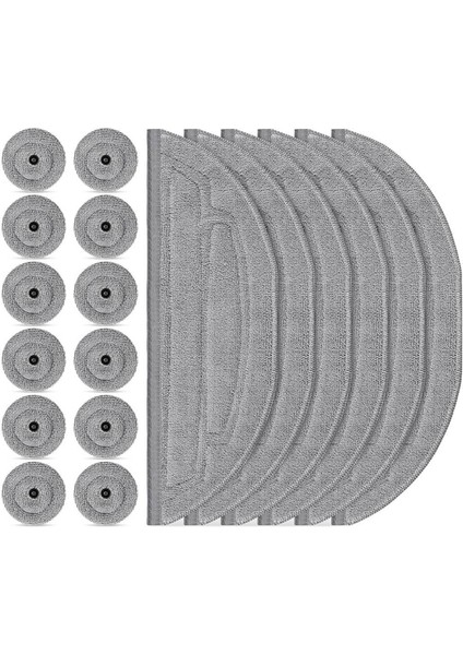 S8 Maxv Ultra / S8 Max Ultra Robot Süpürge Için Mop Ped Yedekleri, Çift Titreşim Modülleri, Kenar Mop Pedleri (Yurt Dışından)